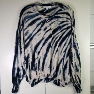 Young Fabulous & Broke Tie Dye Boho Oversized Sweatshirt Womens Size S
